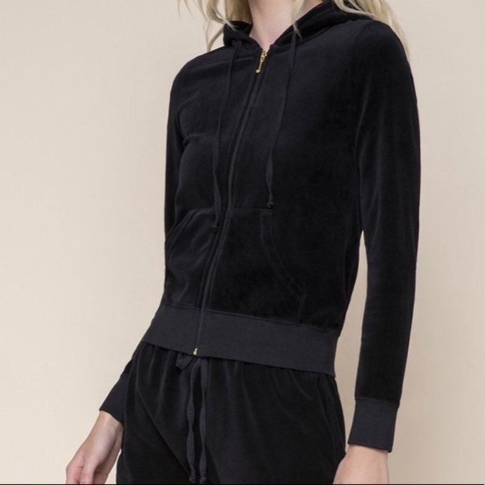 Juicy Couture Black Zip Up Jacket